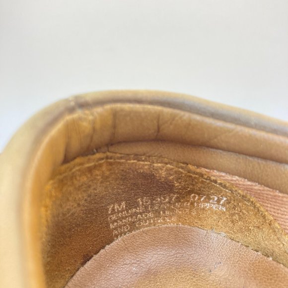 Timberland Mens Oxford lace up tan Dress Shoes 7 - Picture 8 of 10